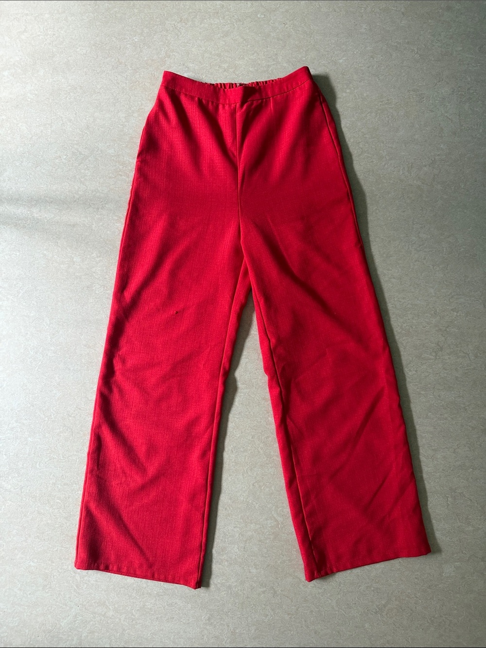 Lulu's Bold Red Wide-Leg Pants